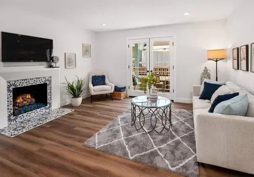 Living room after renovation