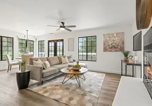 Living room after renovation